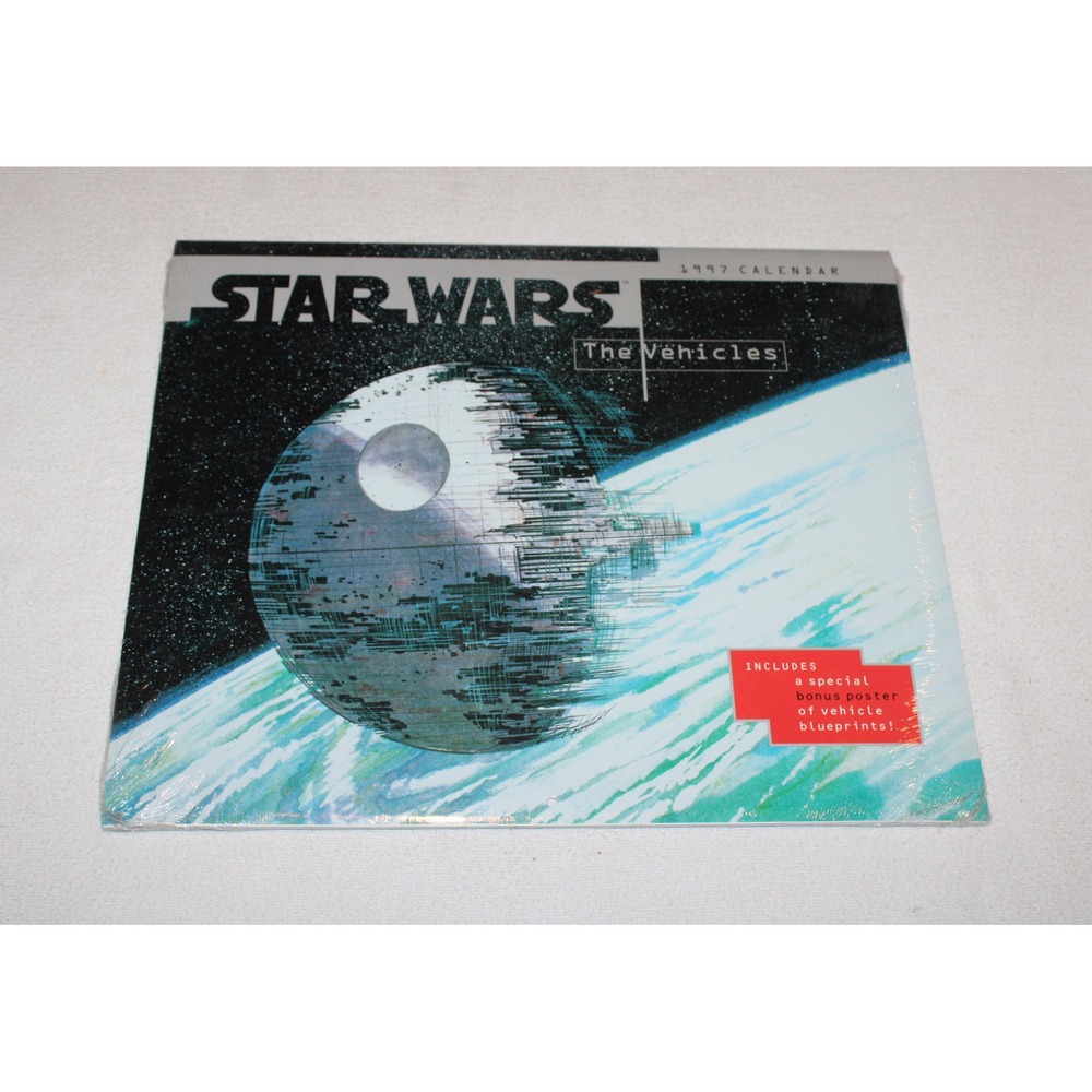 vintage 1977 Star Wars The Vehicles wall calendar Sealed includes poster *READ*